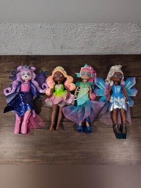 Royal High Dolls 9" Earth, Water, Ice, Dark Fairy  Pixies Bundle  NO CODES